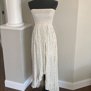 Patrons of peace strapless dress
